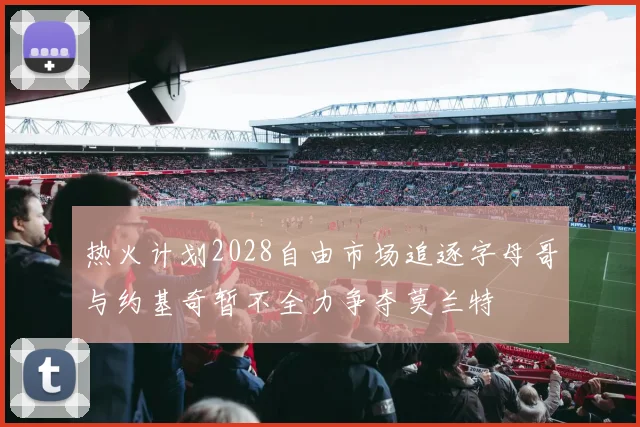热火计划2028自由市场追逐字母哥与约基奇暂不全力争夺莫兰特